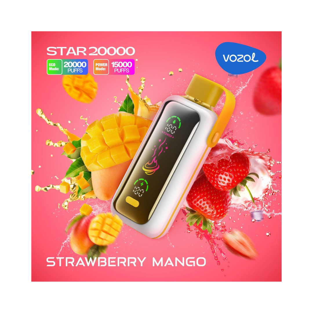 Vozol-20K Vape-Gear-Strawberry Mango