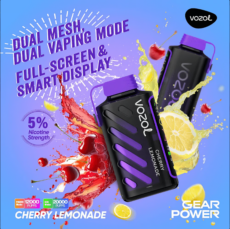 Vozol Gear 20K Vape - Cherry Lemonade